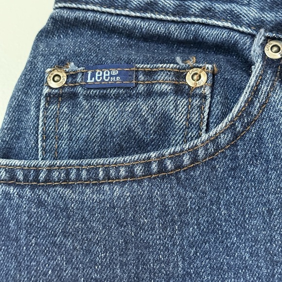 Vintage Lee Jeans Womens 16L Long‎ High Rise 80s 90s Mom Straight Riders - Picture 4 of 8